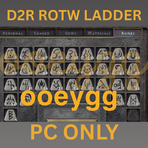 Buy Diablo 2 Resurrected D2R Reign of the Warlock Runes Items New ...