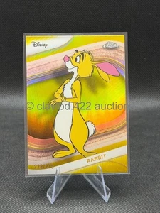 2025 TOPPS DISNEY CHROME - Rabbit 179 Yellow Refractor #/275 Winnie The Pooh - Picture 1 of 2