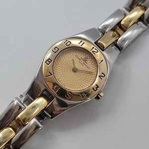 Damas Baume & Mercier Dos Tonos MV045203 Se Adapta Hasta 7", 22mm Cara Esfera Dorada Elegante - Imagen 1 de 8
