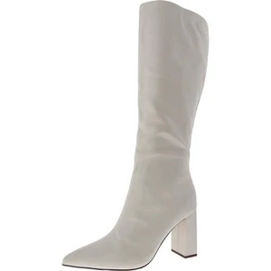 Wild Pair Womens IslahWC Ivory Knee-High Boots Shoes 9.5 Medium (B,M) BHFO 6170 - Picture 1 of 3
