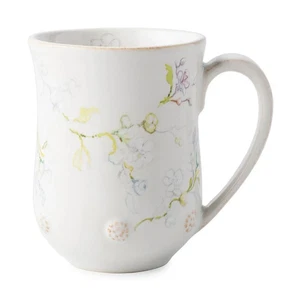 Juliska Berry & Thread Floral Sketch Mug Jasmine 12 oz. - Picture 1 of 5