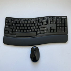 Microsoft - Sculpt Comfort Desktop Wireless Keyboard and Mouse Combo - NO USB - Picture 1 of 9