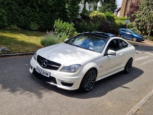 MERCEDES C63 AMG EDITION 125 Lsd Low Miles pearl white SWAP? PX? - Picture 1 of 18