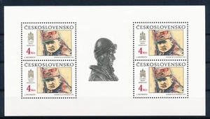 LS38097 Checoslovaquia 1990 pinturas arte buena hoja MNH - Imagen 1 de 1