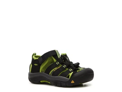 Keen Newport H2 Black and Yellow Sandals, Size 1 - Image 1 of 4