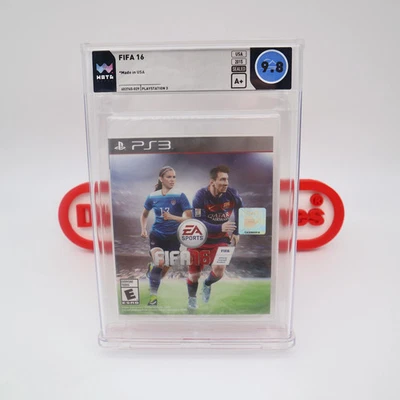 PS3 PlayStation 3 FIFA SOCCER 16 2016 - MESSI COVER! WATA GRADED 9.8 A+ Sealed! - Image 1 of 4
