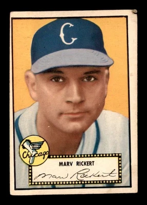 1952 Topps #50 Marv Rickert   VG X2603230 - Image 1 of 2