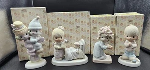 Precious Moments 4er Set (1987) mit Boxen - Bild 1 von 6