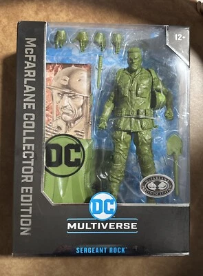Sergeant Rock 7" DC Classic Platinum Edition Collector #14 Multiverse McFarlane Foto 1 de 4