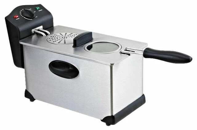 Aigostar 30JPN Deep Fryer - 2200W, Stainless Steel