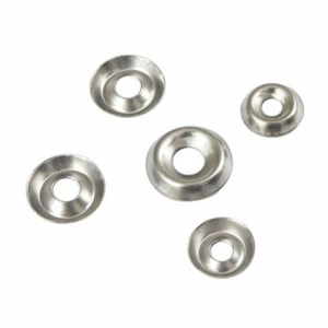 10 piezas Cónico cóncavo Junta sólida Juntas de acero inoxidable Arandela ojo de pez M3M4M5M6 - Imagen 1 de 5