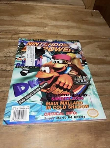 Nintendo Power Volumen 90 Noviembre 1996 con Póster e Insertos Wave Race 64 - Imagen 1 de 18