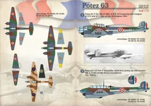 Print Scale PS-72138 1/72 Potez 63 - Picture 1 of 3