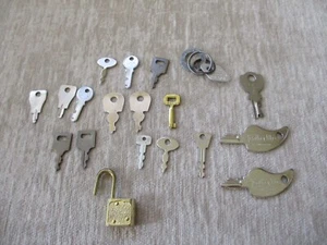 Crest Lock Co Key #70, Featherlite Presto 1742, and others - Picture 1 of 10
