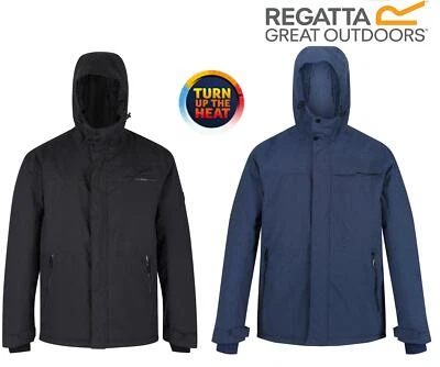 Regatta Mens Volter Shield II Heated Insulated Hooded Waterproof Jacket Coat - Image 1 of 3