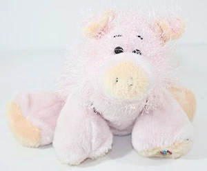 WEBKINZ FARM ANIMAL Pig Piggy Piglet Plush Stuffed Animal Lovey Bean Toy Pink - Picture 1 of 4