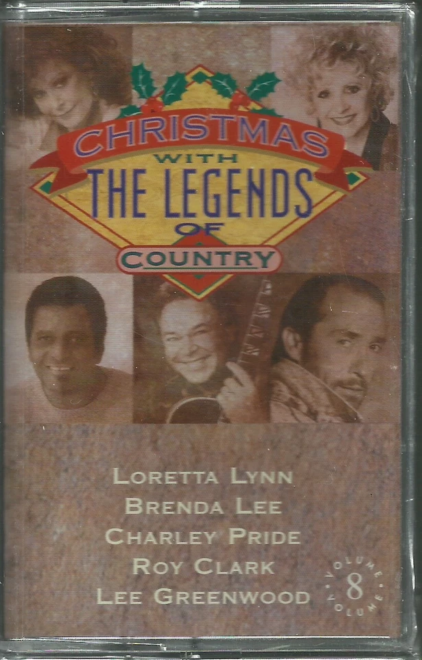 Christmas With The Legends of Country Volume 8 (Cassette, 1994) NEW - Image 1 of 1