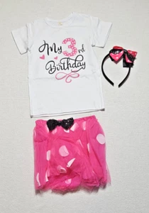 Pat Pat Mini Mouse Girls 3rd Birthday Dress Size 3Y - Picture 1 of 2