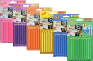 New Sani Sticks Drain Cleaner And Deodorizer 72 pack Color Set 6 Best Deal USA - Picture 1 of 5