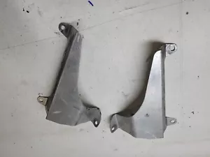 01 Yamaha YZ250F Radiator Guard Brackets Mounts Left & Right Works Connection - Picture 1 of 2