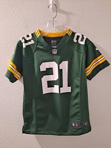 Nike On Field Green Bay Packers Charles Woodson #21 Youth Green Jersey Medium - Picture 1 of 12