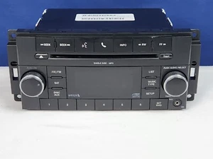 2007 - 2012 Chrysler Dodge Jeep UConnect Sirius Radio MP3 CD ~ RES - Picture 1 of 9