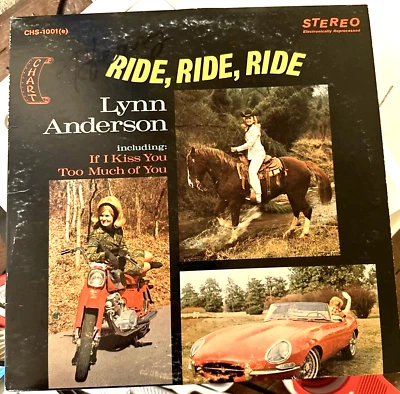 LYNN ANDERSON - Ride Ride Ride - Chart CHS-1001(e) LP Vinyl Record - Image 1 of 4