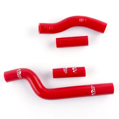 Red For Yamaha YZ250 YZ 250 2 stroke 2005 2006 2007 2008 Silicone Radiator Hose - Image 1 of 4