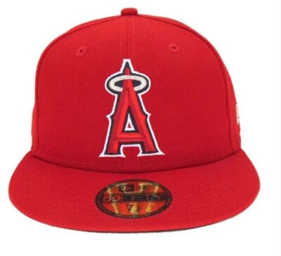 Los Angeles Angels New Era Authentic On-Field 59FIFTY Fitted Hat - Red - Image 1 of 4