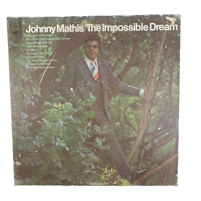 Johnny Mathis - The Impossible Dream 33 RPM Vinyl LP Record, Columbia, 1969 - Image 1 of 4