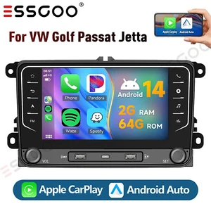 Android 14 Carplay 64G For VW Volkswagen Jetta Passat 7" Car Stereo Radio GPS BT - Picture 1 of 16