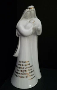 Christmas 10" Statue of the Holy Family ~ Porcelain ~ Isaiah 9:16 ~ Abbey Press  - Picture 1 of 8