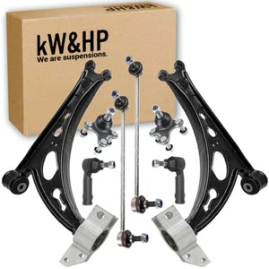 KIT 8 PEZZI BRACCI AVANTRENO + BIELLETTE + TESTINE PER VW GOLF V, VI, TOURAN, A3 - Foto 1 di 12
