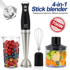 SUPERLEX Hand Stick Blender For Home Electric Food Whisk Chopper Mixer 700ML Cup - Picture 1 of 15