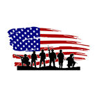  Amerikanische Flagge Soldat Muster Wandaufkleber Aufkleber Dekoration Aufkleber fürs Leben