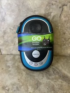 HMDX Audio On The GO Portable Speaker w/ Storage Case for MP3 iPOD Blue Phone - Picture 1 of 3