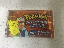 RARE Pokémon Topps TV Animation Edition Series 1999 Factory Sealed Pack NEW