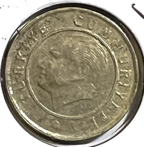 2009 5 Kurus Türkei MK1240 = Kupfer-Zink-Nickel vz Münze - Bild 1 von 2