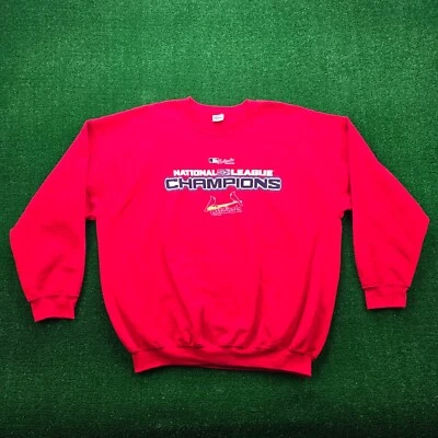 St Louis Cardinals Sweater Mens 2XL 2006 National League Champions Crewneck - Image 1 of 4