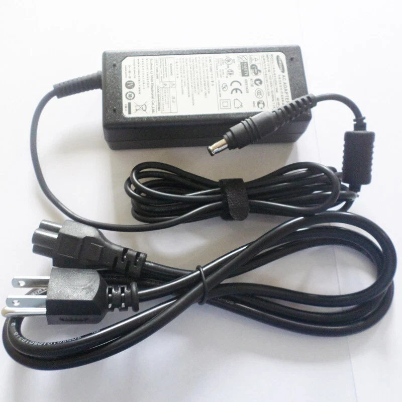 Genuine AC Adapter Power Cord For Samsung NP305V5A-A01US NP305V5A-A04US NP305V5A - Image 1 of 4