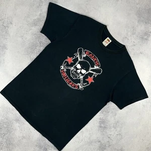 Camiseta De Colección Rancid Hooligans Banda Punk Rock Azul Talla Mediana 00’s 2002 Rara - Imagen 1 de 13