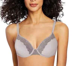 Bali Ultra Lace with Lift Underwire Bra Style 3L97 Crystal Gray Size 40C NWT - Picture 1 of 1
