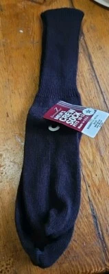 VINTAGE Sensation Brown Crew Athletic Socks USA Orlon Nylon 10-13 USA - Image 1 of 4