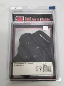 Galco Combat Master - CM476B - S&W M&P .45 4.5" - RH - Black Leather Holster - Picture 1 of 2