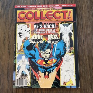 June 1993 TUFF STUFF COLLECT MAGAZINE Super Man Cover Price Guide