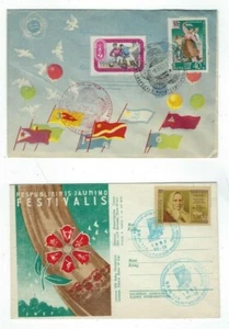 Two 1957 Russia Cacheted Covers, One Olympics Related - Picture 1 of 1