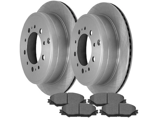 Kit de pastillas de freno trasero y rotor HQ Brakes 64YT56R para Toyota Tundra 2007-2020 Foto 1 de 1