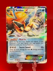 Pokémon TCG Keldeo-EX Boundaries Crossed 49/149 Ultra Rare English 2012 LP - Picture 1 of 2