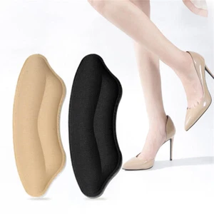 2 Pairs Heel Grips Pads Liner Cushions For Loose Shoes Foot Care Protector - Picture 1 of 12