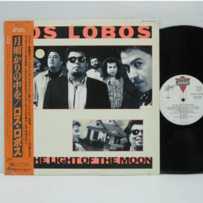Los Lobos ‎– By The Light Of The Moon LP 1987 JAPAN PROMO London Ritchie Valens - Image 1 of 3
